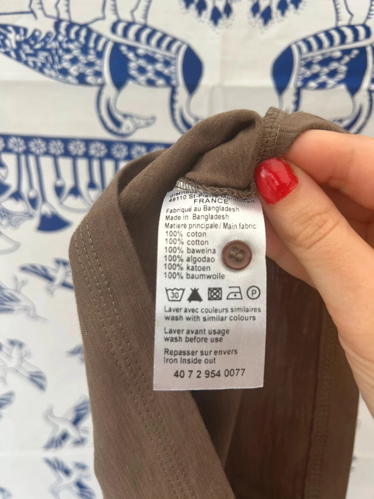 T Shirt marron 6 ans bio Gemo – photo 4
